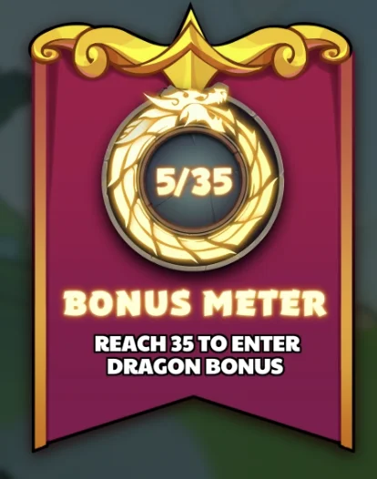 Dragonspire settings or information popup menu